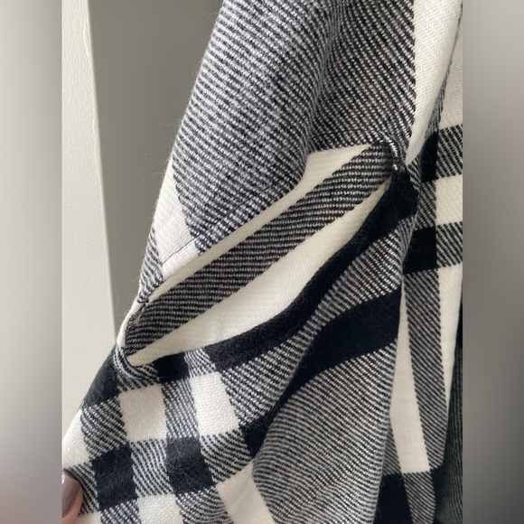 Buffalo Plaid Shawl Jacket OS - Picture 4 of 6